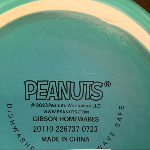 Snoopy on Doghouse with Christmas Trees Peanuts Mug - Woodstock with Candy Cane - Picture 10 of 10